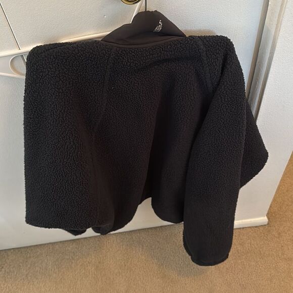 Free people black Sherpa fleece small - Picture 5 of 5